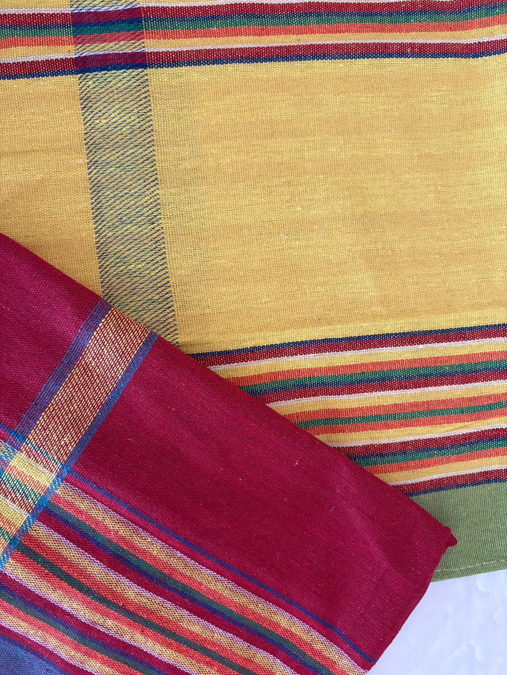 Set de paños de cocina “ Saudade” en tonos fríos